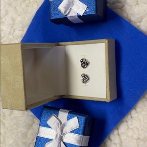 Bali Legacy heart stud earrings